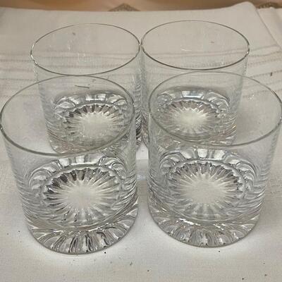 Set of Four Vintage Whiskey Glasses