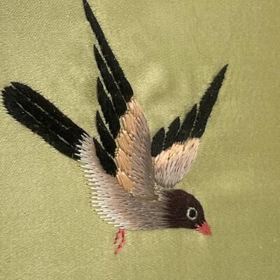 Asian SILK framed Art