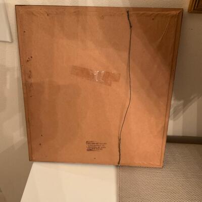 Asian SILK framed Art