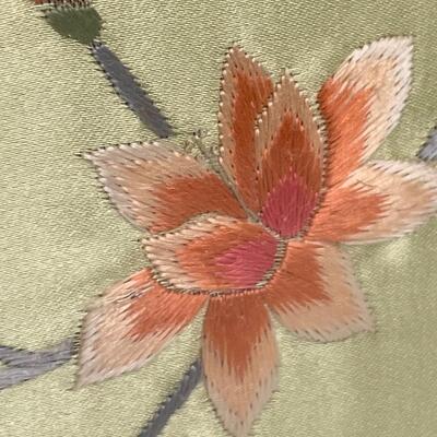 Asian SILK framed Art