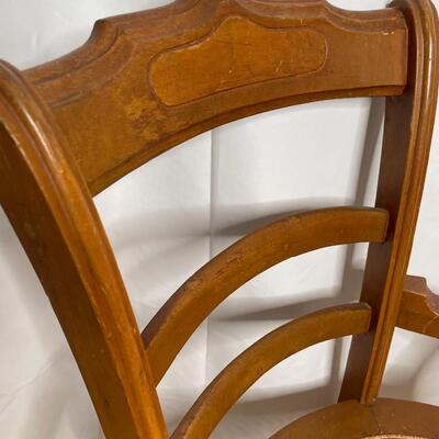 Vintage Cane Chair with arms