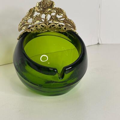 Heavy Glass Ash Tray