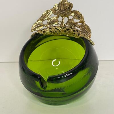 Heavy Glass Ash Tray