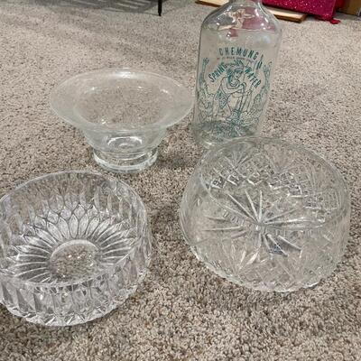 4 pc glass/crystal bundle