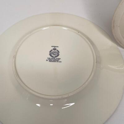 2 pc Lenox candle holder and dish