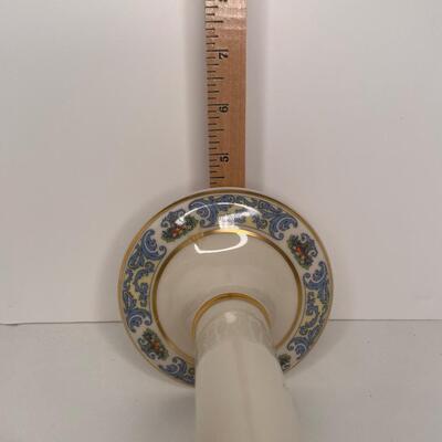 2 pc Lenox candle holder and dish