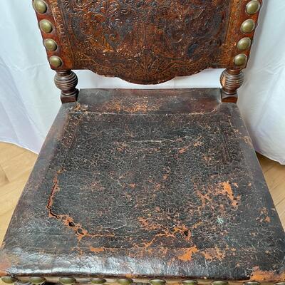 Rare Find Antique Leather Chair
