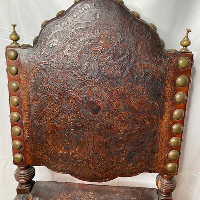 Rare Find Antique Leather Chair