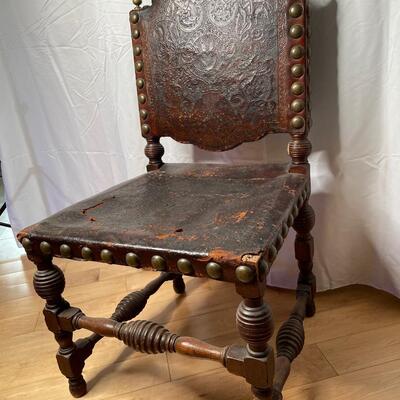 Rare Find Antique Leather Chair