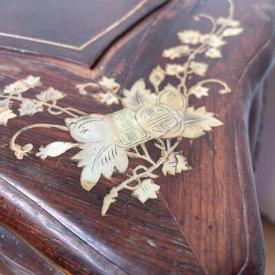 Carved Chinese Hongmu Rosewood Table