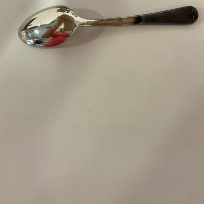 Silver plate tea pot and condiment set
