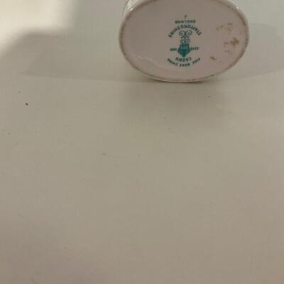 3 trinket boxes and 1 miniature crewel topped seat