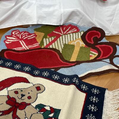 Christmas rugs and pillow