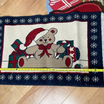 Christmas rugs and pillow