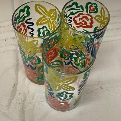 Three Vintage Funky Tumblers