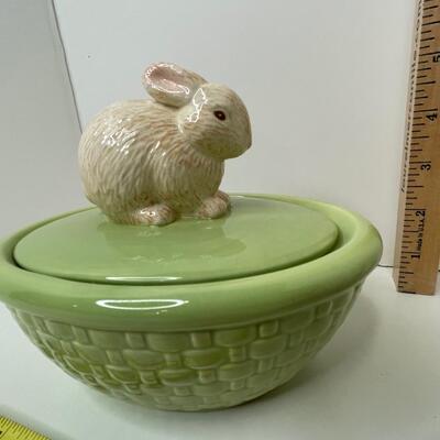 2 Ceramic Bunnies
