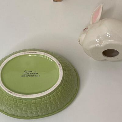 2 Ceramic Bunnies