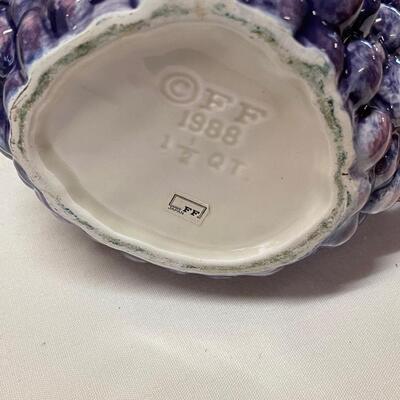 1988 Fitz & Floyd Grape Pitcher
