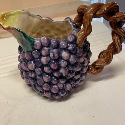 1988 Fitz & Floyd Grape Pitcher