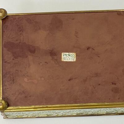 2 Lovely Covered Large Trinket Boxes