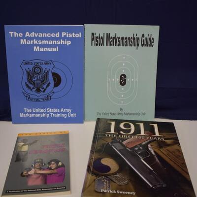 Pistol Marksmanship Book Lot