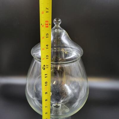 STUNNING APOTHECARY GLASS JAR