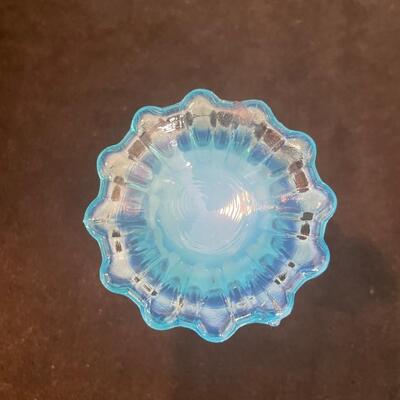 Lot 48 Fenton Glass candleholders
