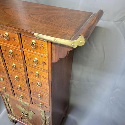 BEAUTIFUL ASIAN APOTHECARY MULTIDRAWER CABINET