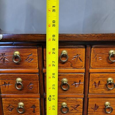 BEAUTIFUL ASIAN APOTHECARY MULTIDRAWER CABINET