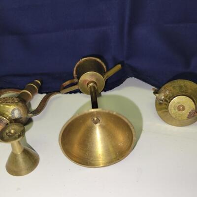 Antique Miniature Brass Tea Set