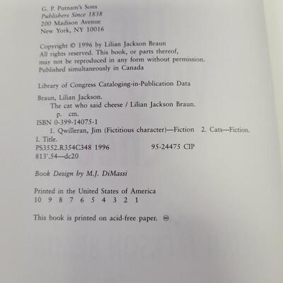 The Cat Who... book Lot 2
