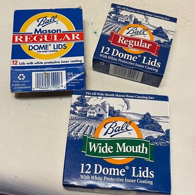 Three New Packs of Ball Dome Lids