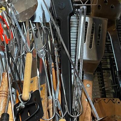 Large Misc. Lot of BBQ Utensils