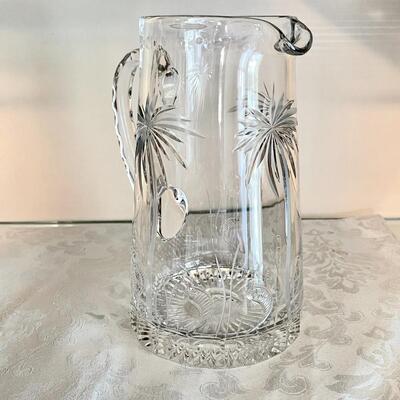 LOT 78  WILLIAM YEOWARD CRYSTAL PALM PITCHER