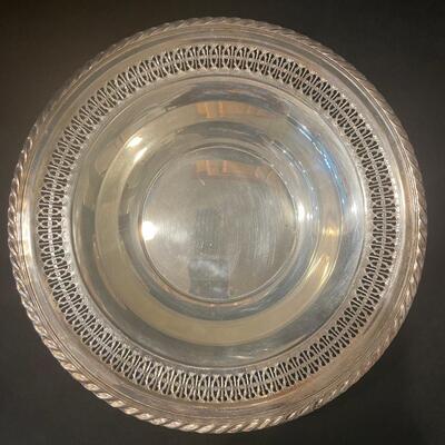 Lot 64 Silver-plate Bowl & Plate