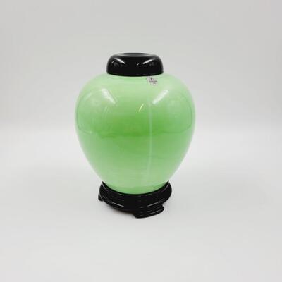 FENTON JADE GREEN GINGER JAR