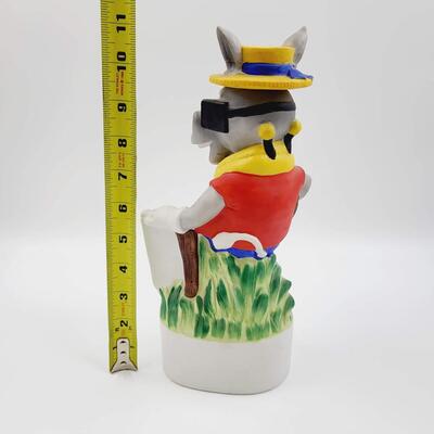1972 MCCORMICK SMU MUSTANGS FOOTBALL MASCOT DECANTER