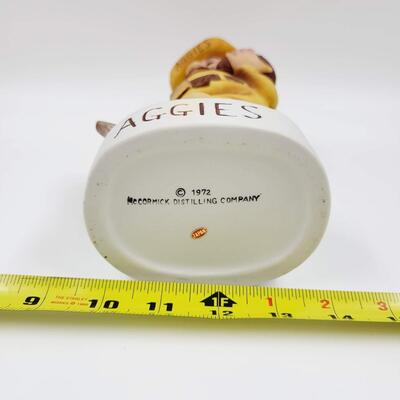 1972 MCCORMICK TEXAS A&M AGGIES FOOTBALL MASCOT DECANTER