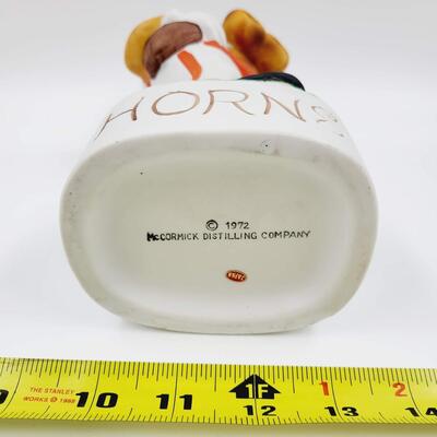 1972 MCCORMICK TEXAS LONGHORNS FOOTBALL MASCOT DECANTER