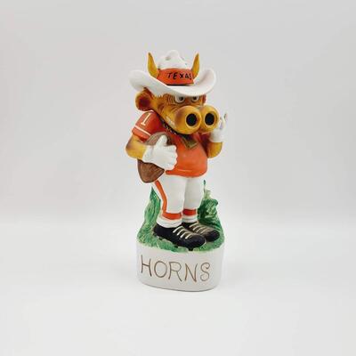 1972 MCCORMICK TEXAS LONGHORNS FOOTBALL MASCOT DECANTER