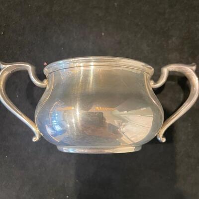 Lot 67 Sterling Silver Cream and Sugar Set
