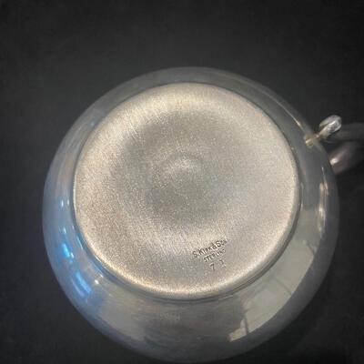 Lot 67 Sterling Silver Cream and Sugar Set