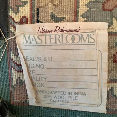D1006 Vintage Nassau Rahmomon's Oriental Style Wool Rug 7'10" x 9'10"