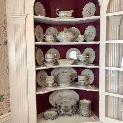 D1008 Antique 79pc Set of Edelstein Bavaria "Dorchester" China Set