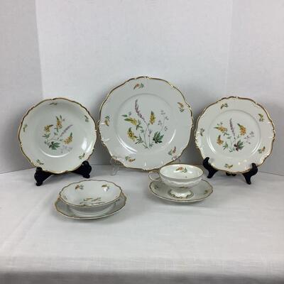 D1008 Antique 79pc Set of Edelstein Bavaria 