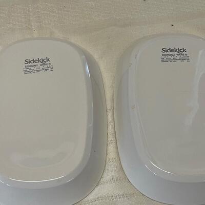 Vintage Corningware Sidekick Set of Two Plates