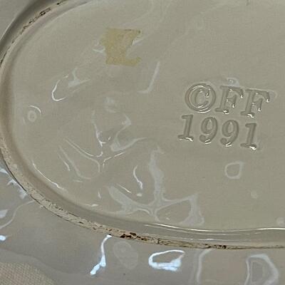 Vintage Fitz and Floyd Gravy Boat with Tray