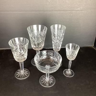 D1010 46pcs. Lenox Charleston Crystal Goblets