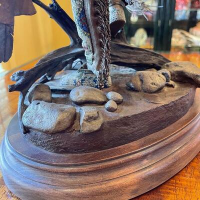 Lot 1: Bears Nest by Gary McGary Bronze Statue Figurine