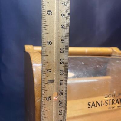 Wood Straw dispenser